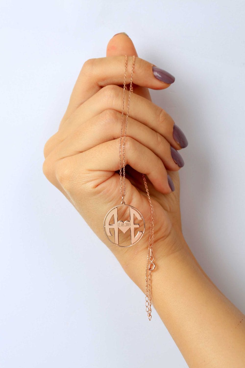 Monogram Harf Kolye