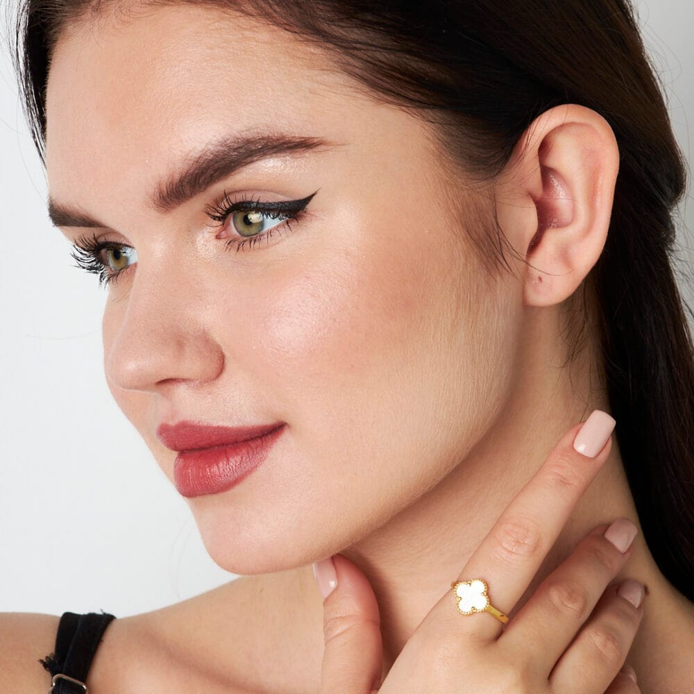 Livia Yüzük Beyaz