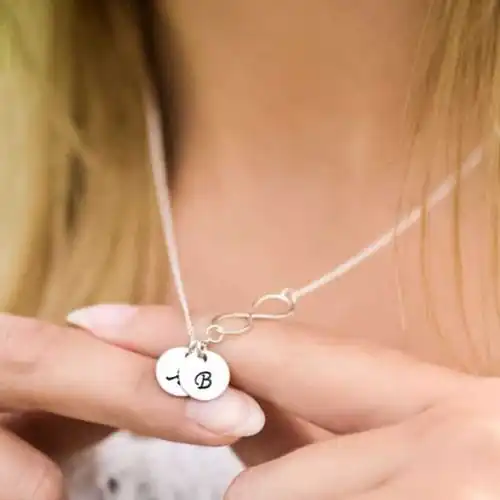 Mini Madalyon Sonsuzluk Kolye