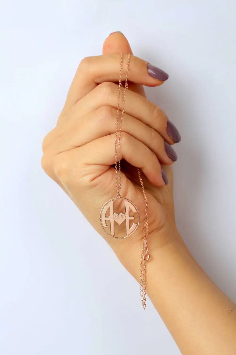 Monogram Harf Kolye