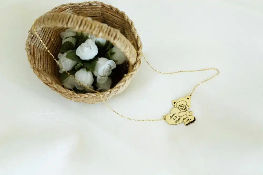 Teddy Bear İsim Kolye